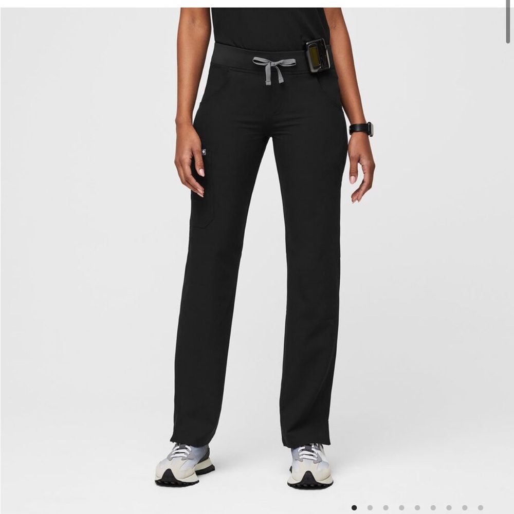Figs Kade Cargo Scrub Pants XXS Tall Black